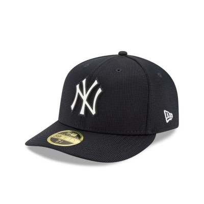 Blue New York Yankees Hat - New Era MLB Clubhouse Collection Low Profile 59FIFTY Fitted Caps USA5439087